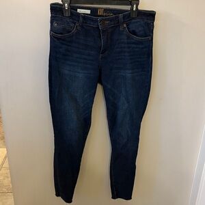 Kut from the Kloth Women's Deep Indigo Skinny Jeans